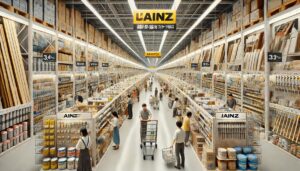 ホームセンター、量販店の店内、DIY用品