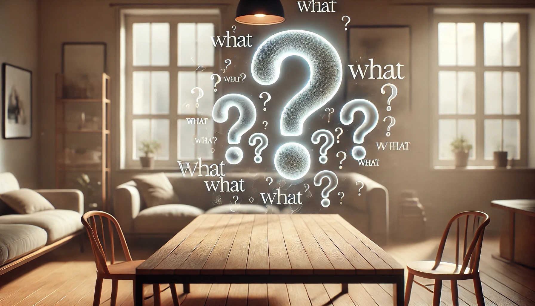 疑問、ハテナ？