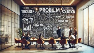 業者の問題点を説明する人