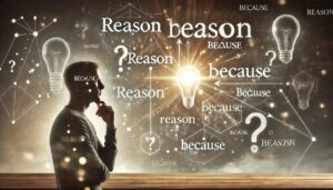 理由や原因がなぜなのかを考えている人