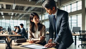 職場恋愛、既婚者の上司