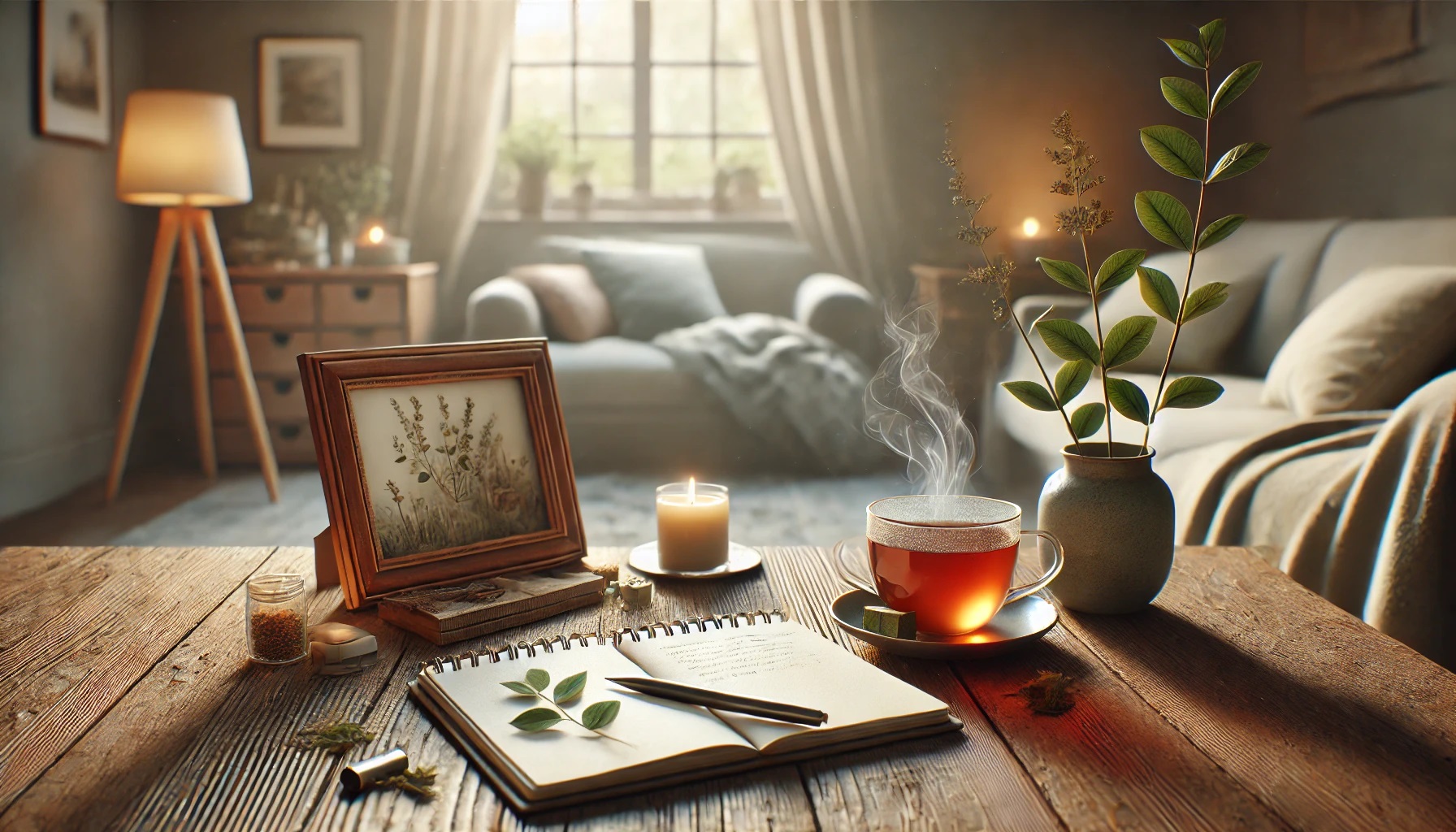 リラックスできる部屋、癒しの空間